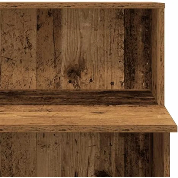 vidaXL Empfangstheke Altholz-Optik 100x50x103,5 cm Holzwerkstoff 859031 – Bild 8