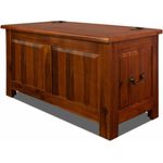 Deuba Holzkiste Antik, mit Deckel Groß 103L Volumen Sitzbank Stauraum 160kg belastbar Holz