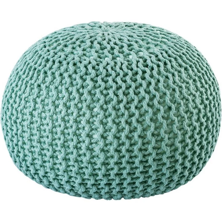 Amagohome Sitzhocker Pouf Outdoor ø 55 o. 45cm Bodenkissen Sitzpouf Hocker wetterfest pfleg – Bild 1