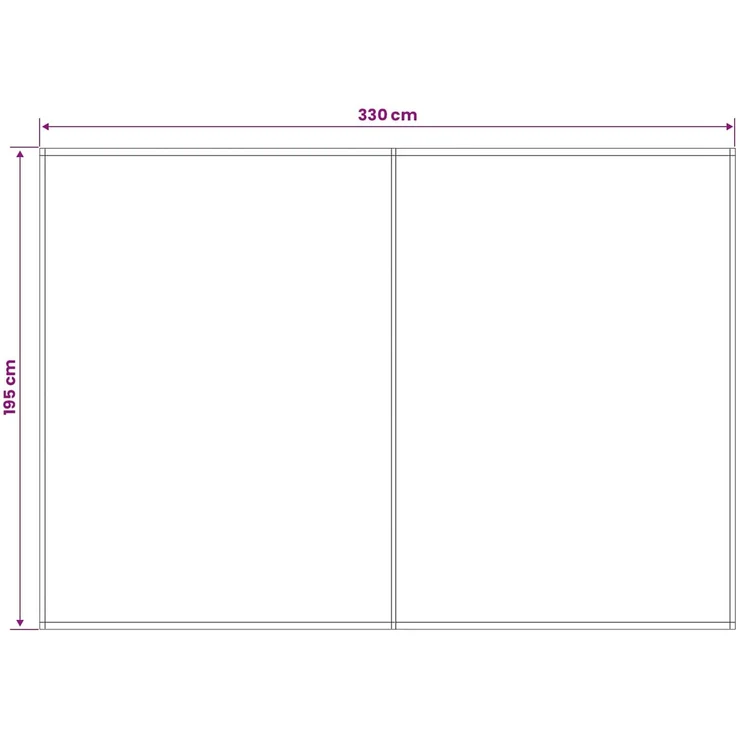 vidaXL Markisenersatzstoff Mehrfarbig 350 x 200 cm Polyester 3444291 – Bild 5