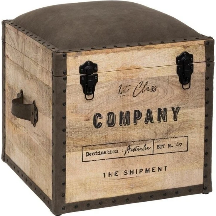 Atmosphera Créateur d'intérieur Polsterhocker (1 Stk, Sitzhocker), funktional – Bild 4