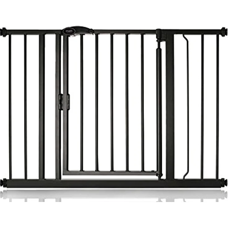 Bettacare Automatisch Schließendes Treppengitter, 103.8cm - 110.8cm, Mattschwarz, Druckmontage-Sicherheitsgitter, Babygitter, Sicherheitsschranke für Türen, Flure und Räume – Bild 2