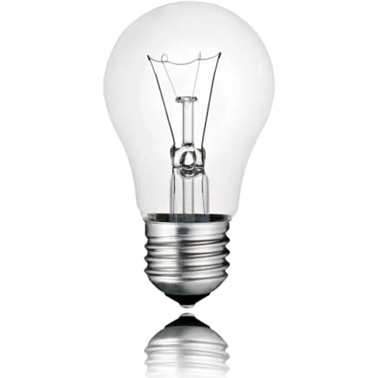 NCC-Licht 10 Stück E27 Birnenlampe 25W warmweiß dimmbar, klare Glaskörper, 230V – Bild 2
