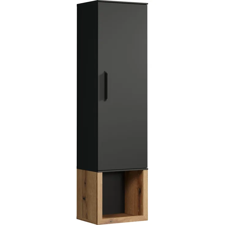 Hängeschrank Synnax in grau und Eiche Evoke 35x133 cm