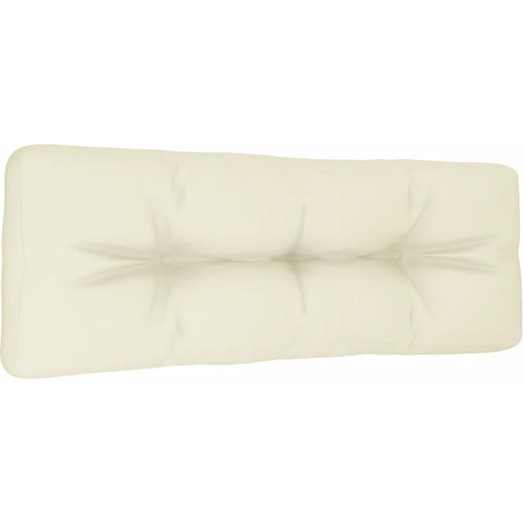 vidaXL Palettenkissen Creme 120x40x12 cm Stoff 360625 – Bild 3