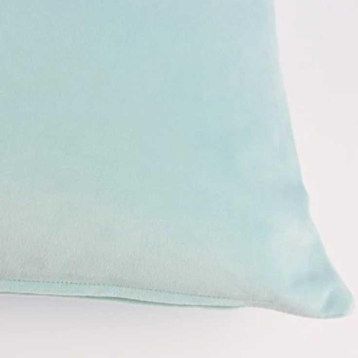 Wohndecke GÖZZE Kissenhülle DUVAL aqua BL 50x50 cm türkis, Gözze – Bild 3