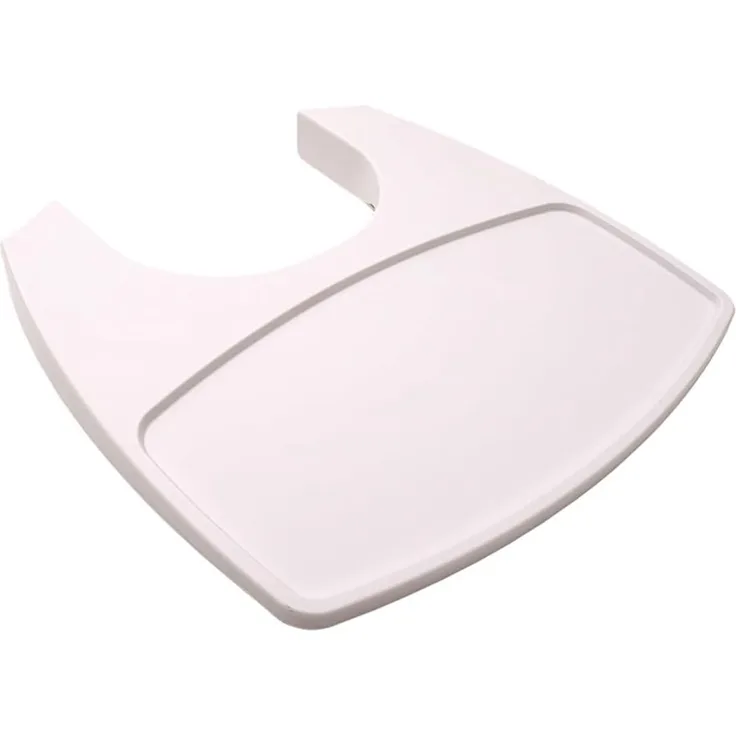 Leander 5707770010011 Tablett aus Kunststoff für Hochstuhl, weiß