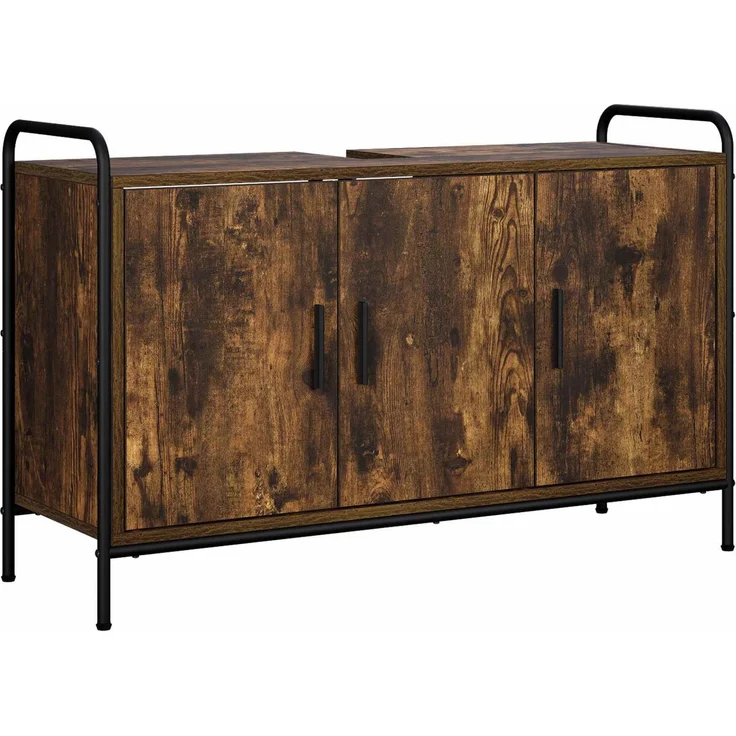 vidaXL Badezimmerschrank-Set 4 stk. Räuchereiche 40 x 36 x 200,5 cm 3444671 – Bild 6