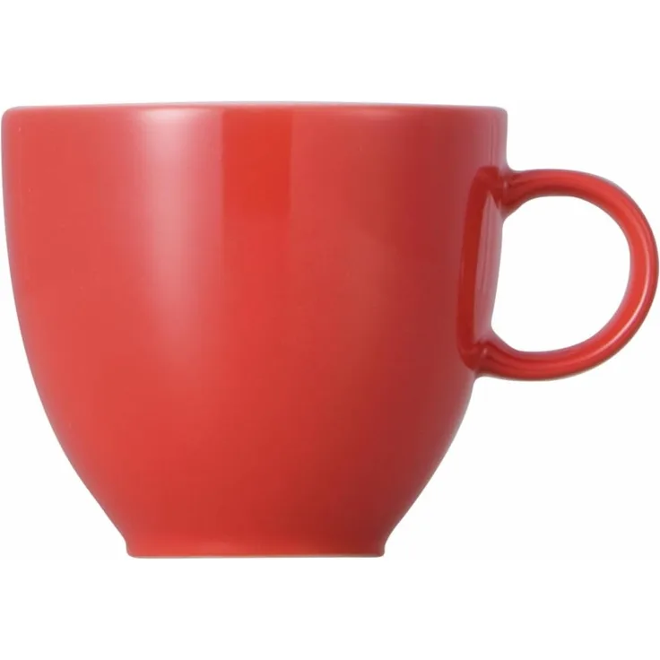 Thomas Sunny Day Espressotasse, Mokkatasse, Porzellan, New Red / Rot, Spülmaschinenfest, 80 ml, 14722