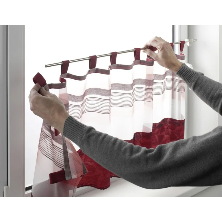 Gardinia Klemmstange Press & Go Filigrano Kugel, edelstahl, 80 - 110 cm – Bild 2