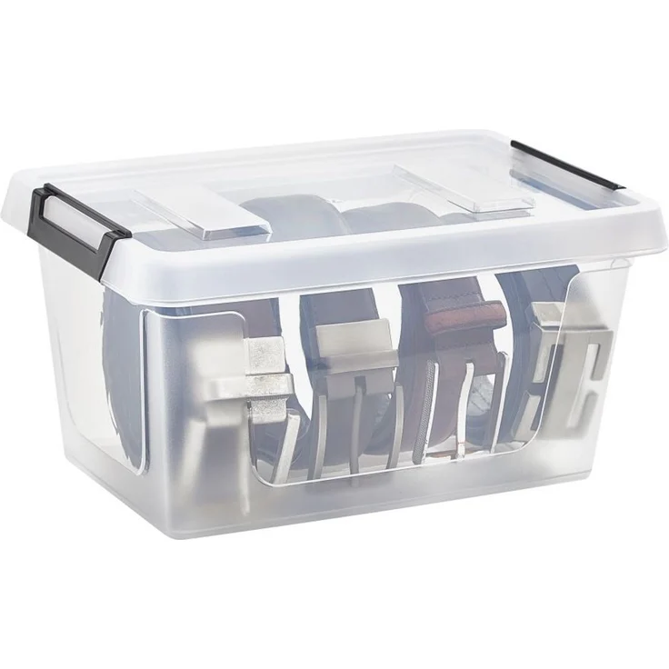 Gardissimo CLIP Aufbewahrungsbox Kunststoffbox Klarsichtbox Box rollbar – Bild 7