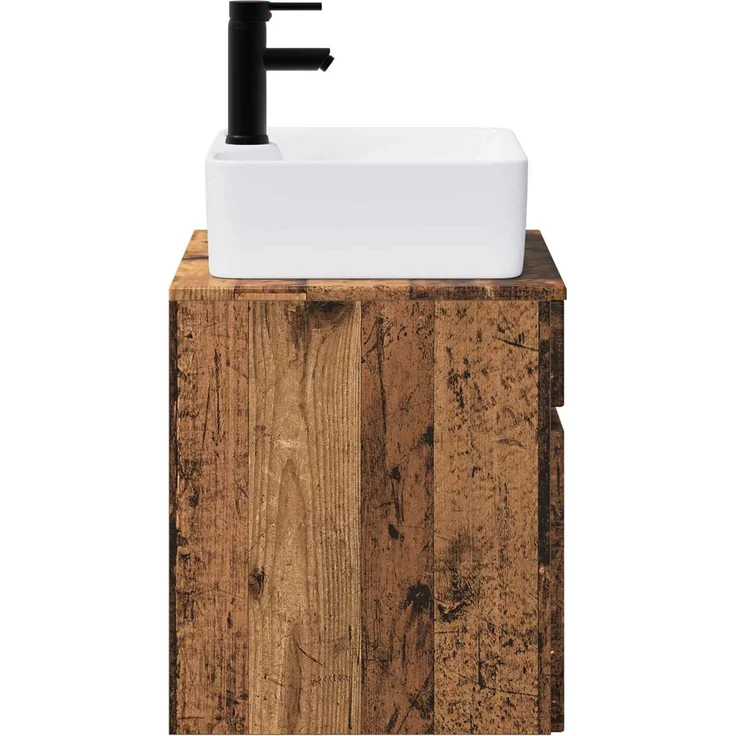 vidaXL Waschbeckenschrank Altholz 59 x 44,5 x 50 cm Holzwerkstoff 3404298 – Bild 6