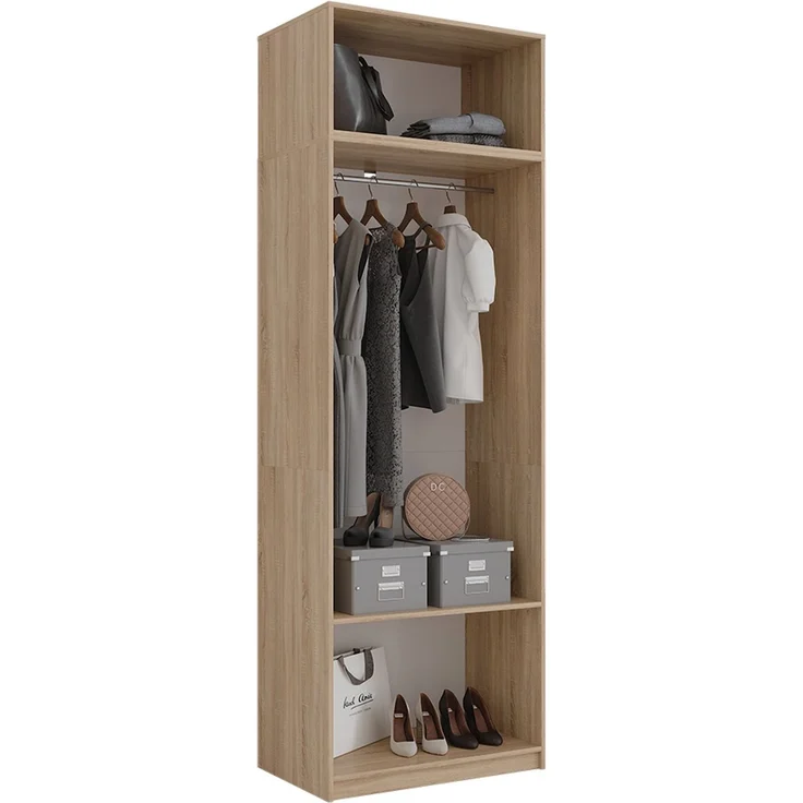 Kleiderschrank Elmo Sonoma 80 x 40 cm 2er Set Vicco – Bild 6