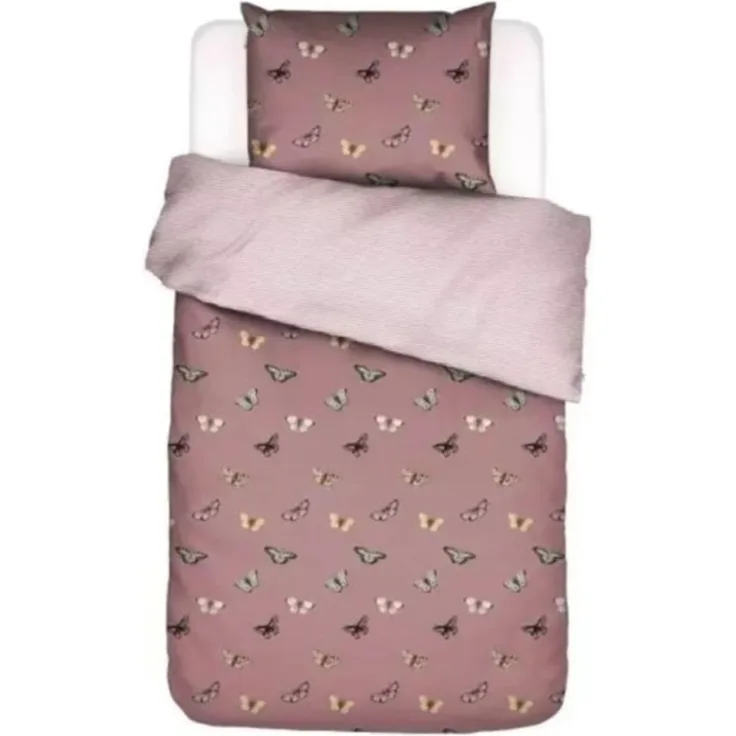 Essenza Covers & Co Essenza PAPILLON DUSTY PINK 100X140