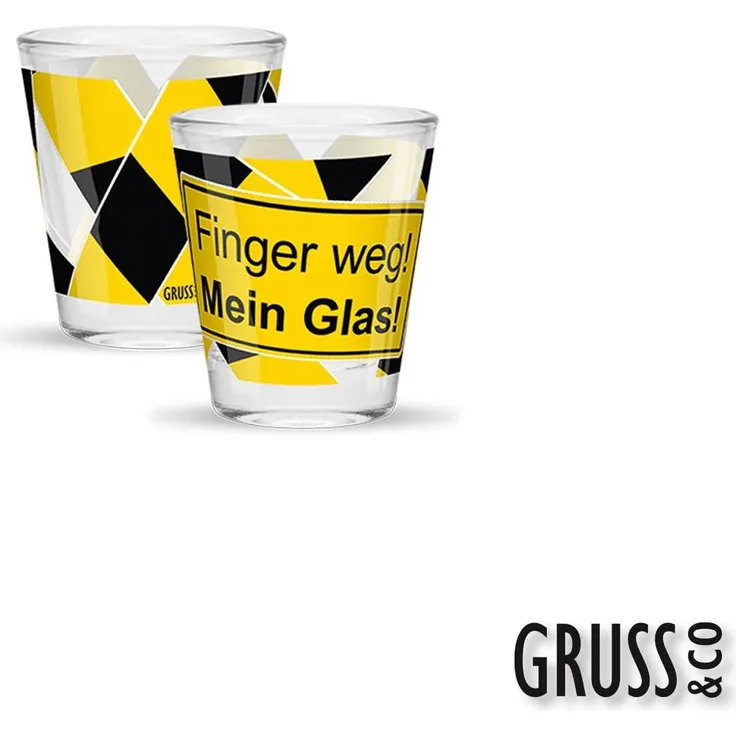 Schnapsglas Finger weg 6cl