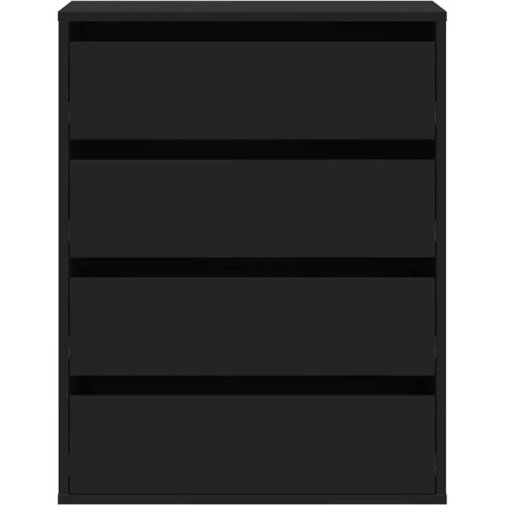 vidaXL Kommode Schwarz 60x41x76 cm Holzwerkstoff 852871 – Bild 3