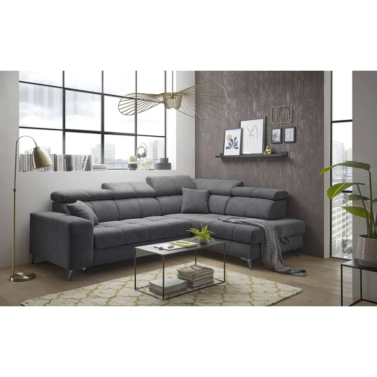 Ecksofa mit elektronischer Wallaway-Funktion | USB-Anschluss - Sydney – Bild 1