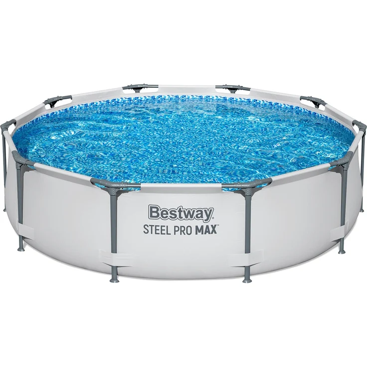 Bestway 'Steel Pro Max Ø 305 x 76 cm' Frame Pool Komplett Set mit Filterpumpe und Zubehör – Bild 10