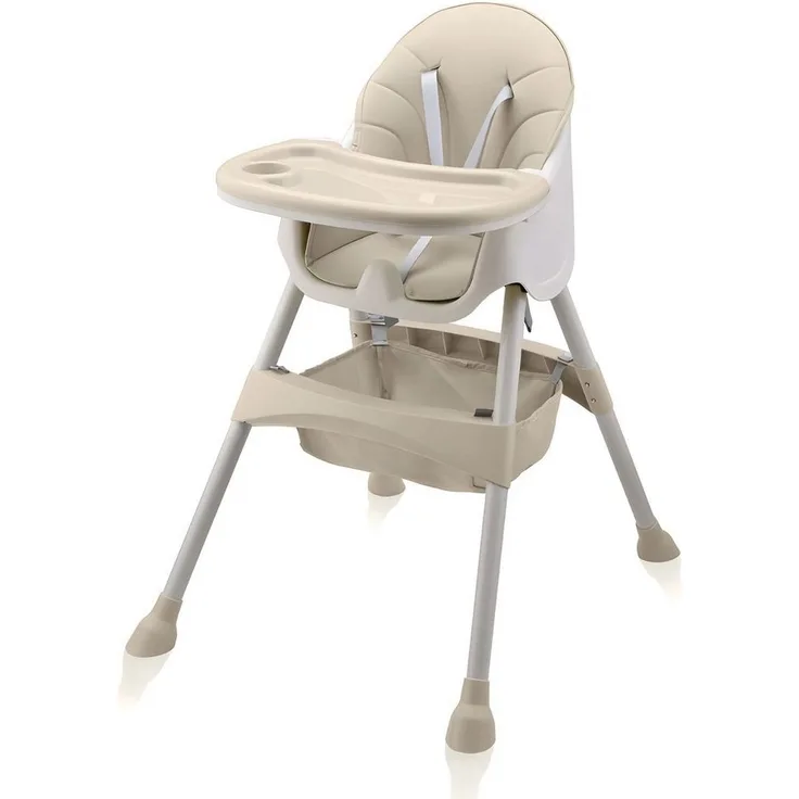 Baby Vivo 'Oscar' Design 2in1 Kinderhochstuhl beige