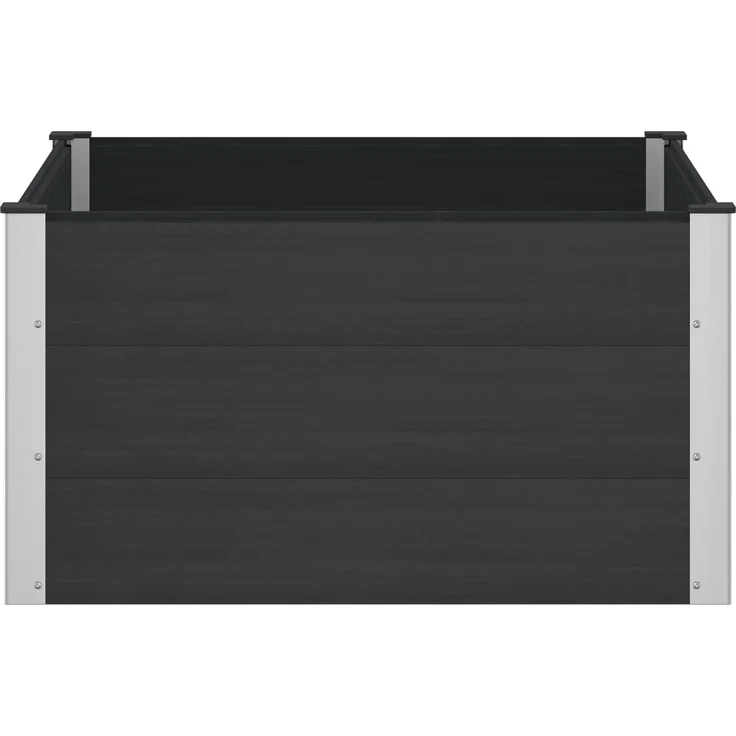 vidaXL Hochbeet Schwarz 100 x 100 x 54 cm 42038978 – Bild 3