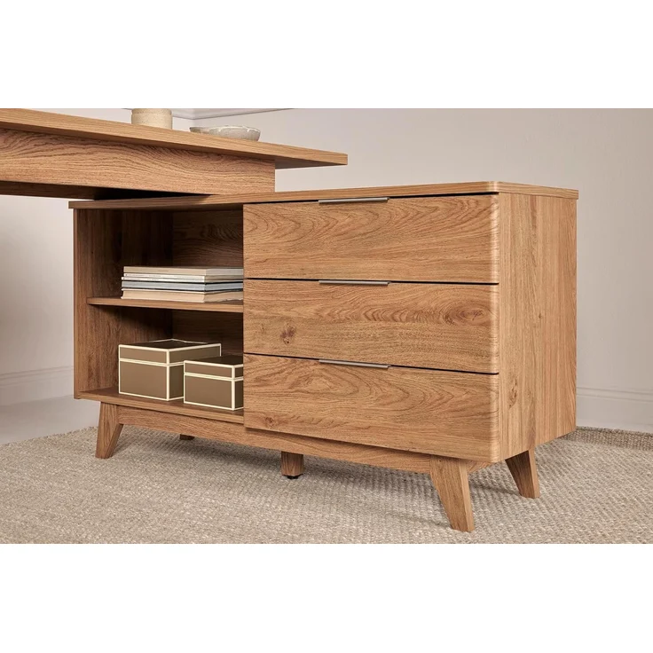 Jahnke Eckschreibtisch Libre D 240 E Montana Eiche – Bild 8