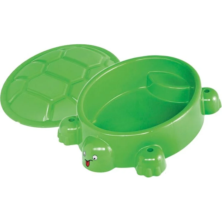 Paradiso Toys 743 – Outdoor – Sandkasten Schildkröte + Deckel,grün – Bild 2