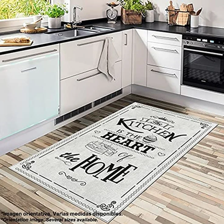 HeartOfTheHome Polyester-Teppich 100x200 cm grau – Bild 8