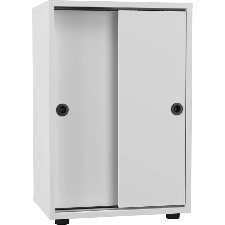 VCM Büroschrank Ulas 919817 Weiß H. 74 x B. 49 x T. 38 cm – Bild 2