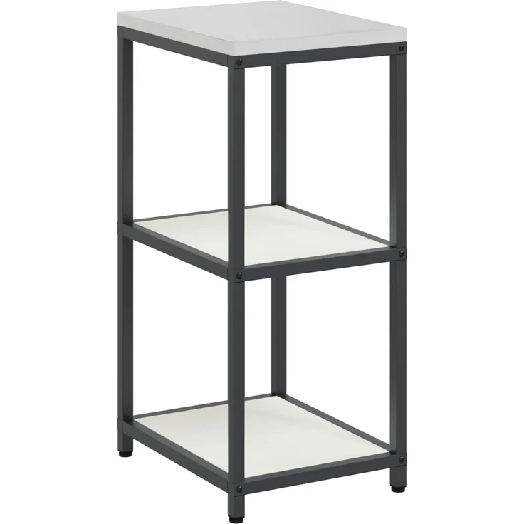 vidaXL Küchenaufbewahrung mit Regal Weiß 60 x 50 x 92 cm Stahl 874969 – Bild 1