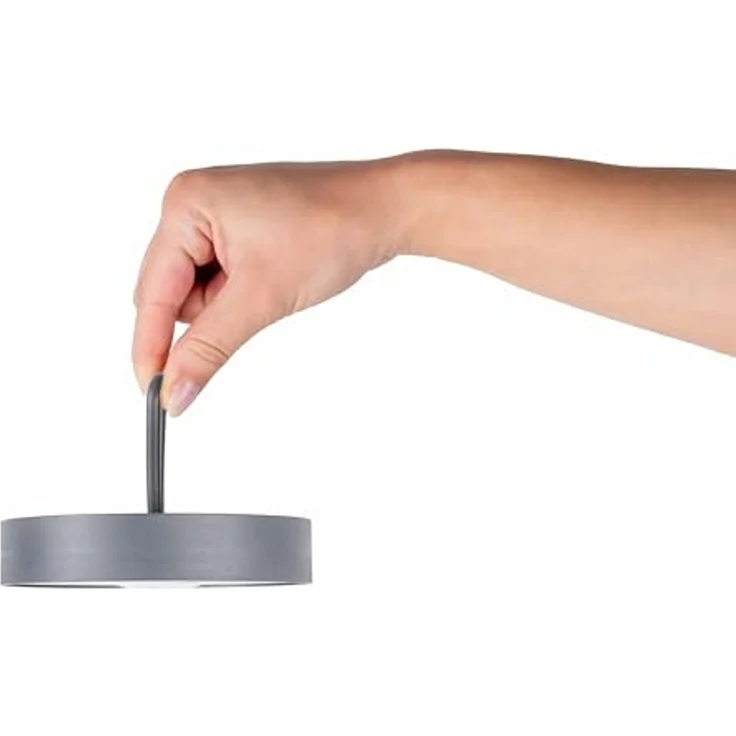näve Außen-Tischleuchte ELLA, Memoryfunktion, LED fest integriert, Warmweiß, Dimmbar, Schirm magnetisch und leuchtend abnehmbar, Memoryfunktion – Bild 4