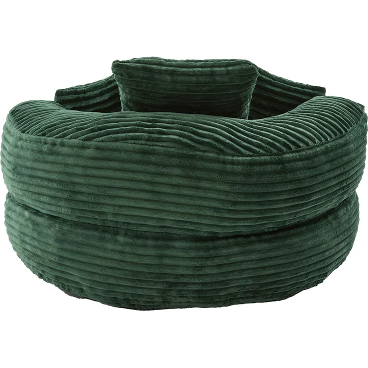 ZUBALIYA Sofa 108x52 cm, mit Cordbezug, mit breiten Armlehnen, mit Schaumstoffpolsterung, für Wohnzimmer und Apartments, Grün – Bild 22