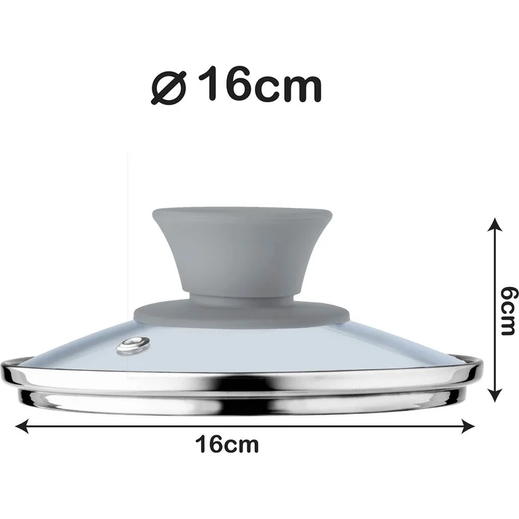KADAX Deckel Hitzebeständiges Glas für einen 16cm Topf – Bild 3