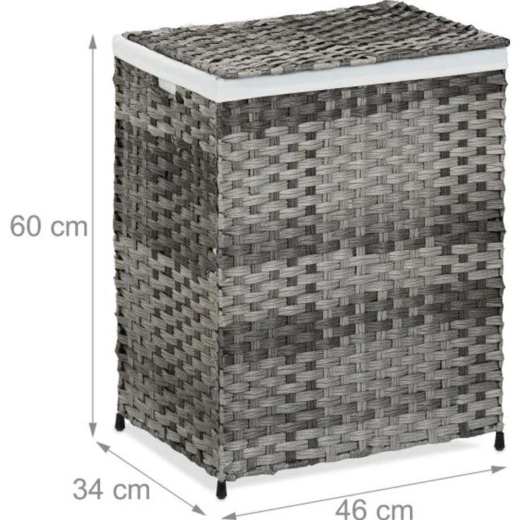 Wäschekorb Rattan-Optik 90 l 10050560_111 – Bild 4