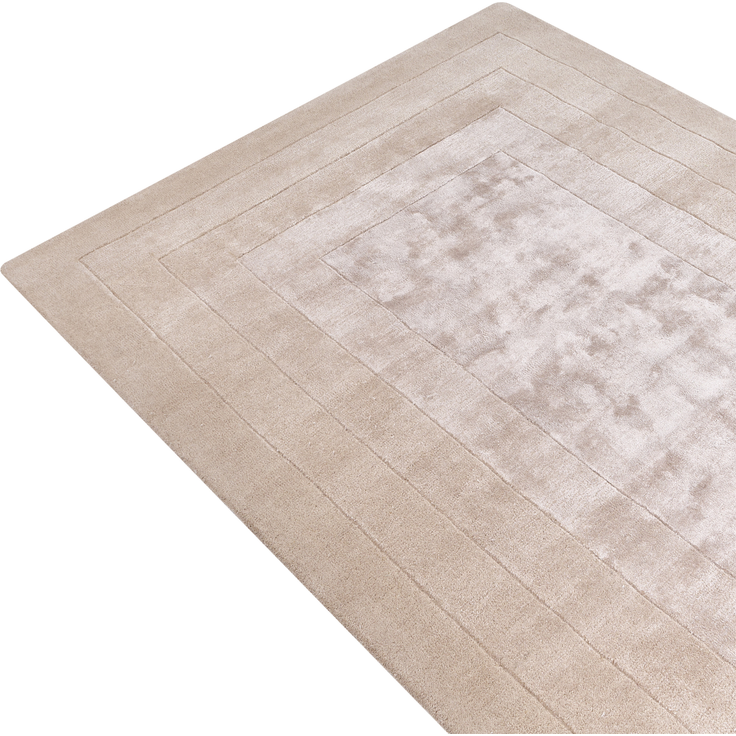 Teppich AMADO Beige 160x230 cm Viskose – Bild 4