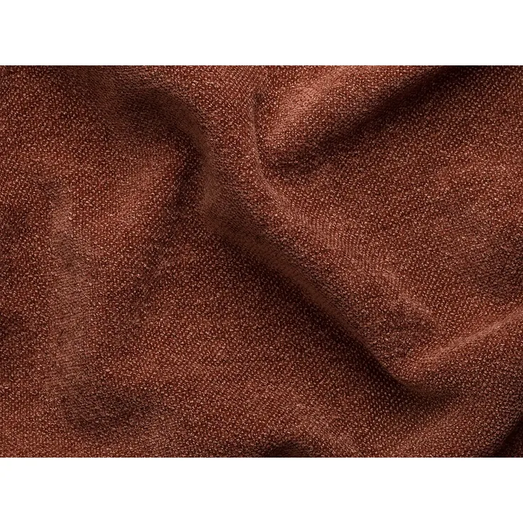 Vente-unique - CALESO Sofa Stoff Rot - B 163 cm x H 69,5 cm x L 284 cm – Bild 3