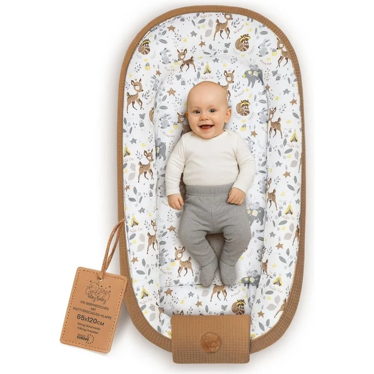 Totsy Baby Nestchenschlange Babynest Neugeborene Nestchen Baby - Kokon Handmade – Bild 1