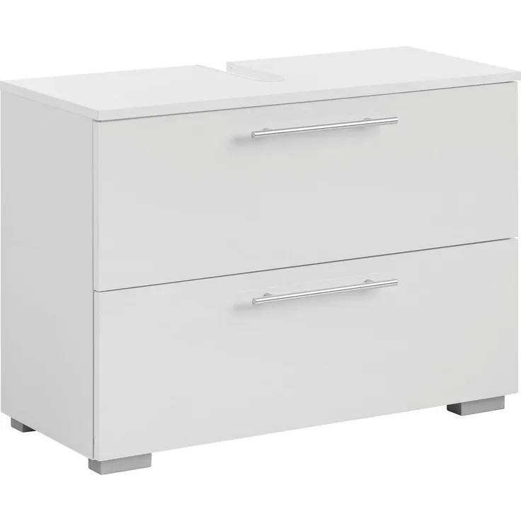 Schildmeyer Waschbeckenunterschrank Carlos 148597, weiß, 80,2 x 59,1 x 35 cm