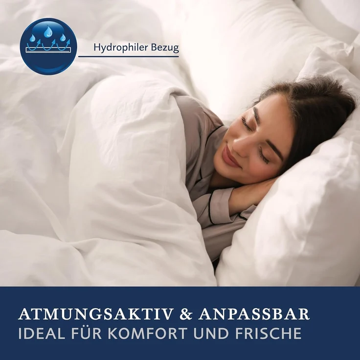 billerbeck Daunenkissen Daunenkissen Clivia 15, Füllung: Daunen und Federn, Das richtige Kissen für jedes Sofa, jedes Bett! – Bild 2