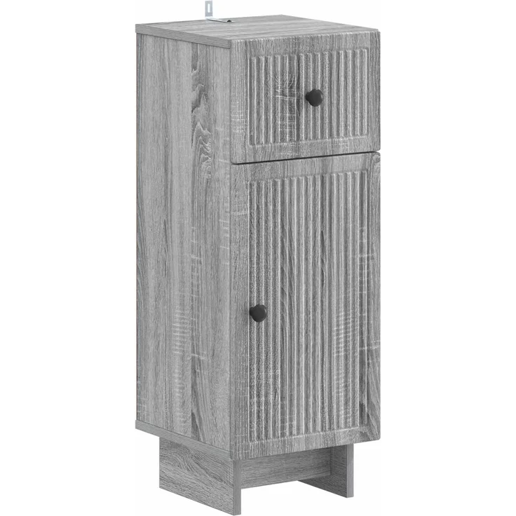 vidaXL 4-teiliges Badezimmer-Schrank-Set EDE Sonoma-Grau Holzwerkstoff 3417906 – Bild 4