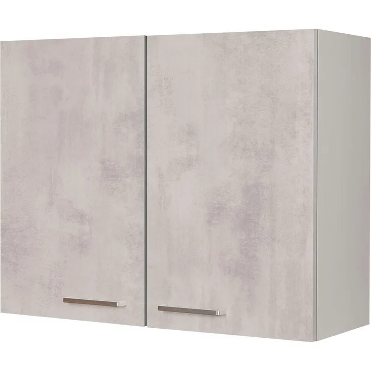 nobilia® Hängeschrank "Riva", vormontiert, mit zwei Einlegeböden, Breite 90 cm