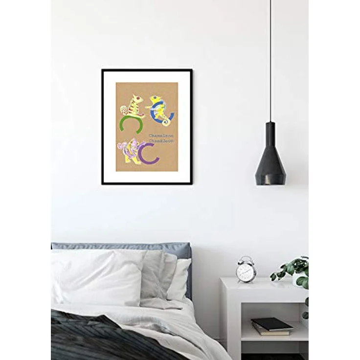 Komar ABC Animal C, Wandbild Poster für Kinderzimmer, 40 x 50 cm, seidenmatte Oberfläche, fotorealistischer Druck, ohne Rahmen – Bild 3