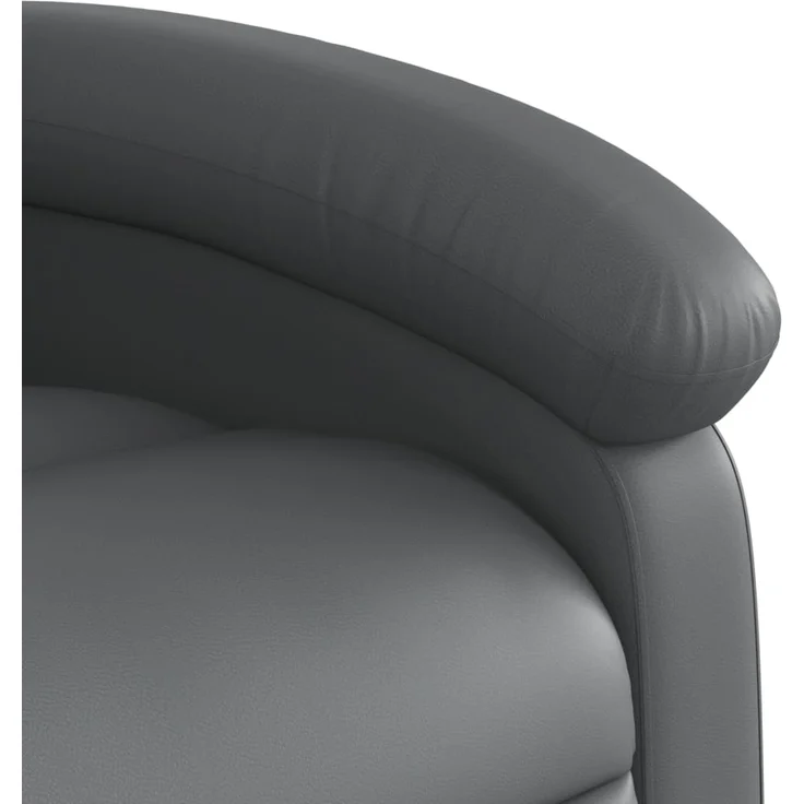 vidaXL Massagesessel Relaxsessel Grau Kunstleder 3205449 – Bild 8