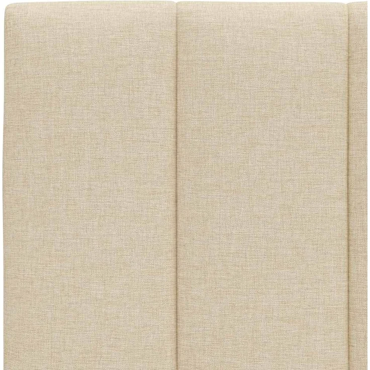 vidaXL Kopfteil-Kissen "Hanko" Creme 80 cm Stoff – Bild 7