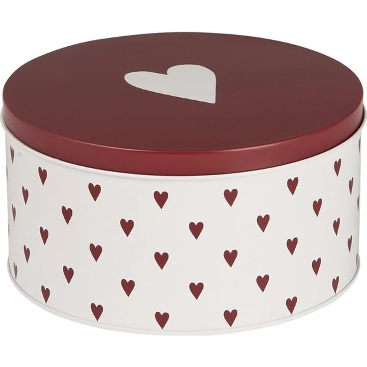 Ib Laursen - Gebäckdose Plätzchendose Weihnachtsgebäckdose Herzen Rund 32972-00 – Bild 3