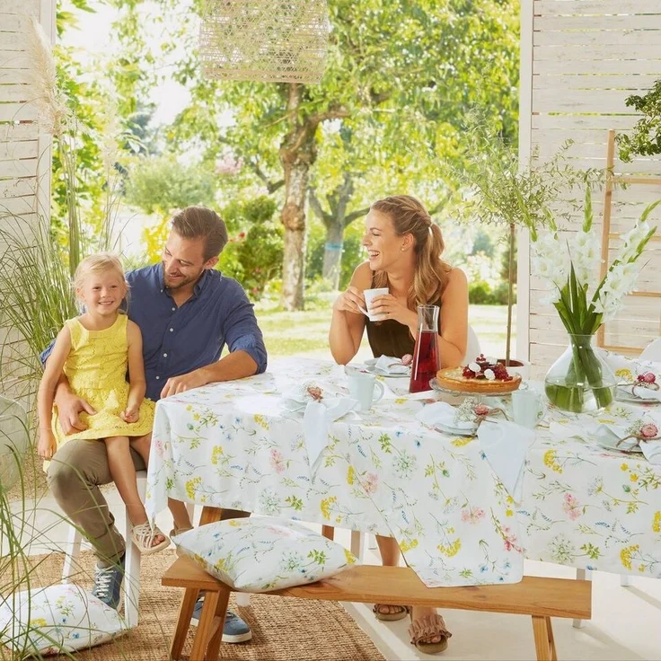 Erwin Müller Tischdecke Tischdecke, Blumen – Bild 2