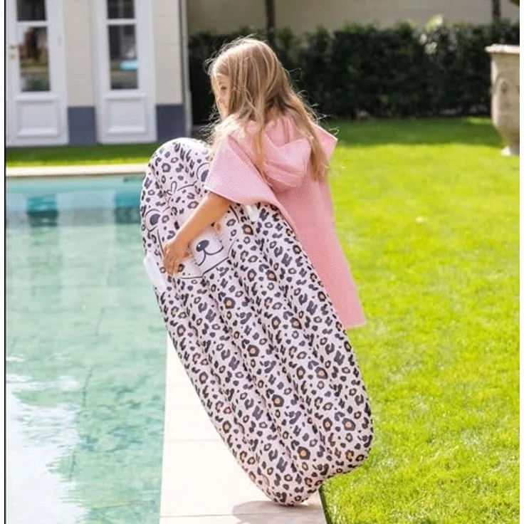 Swim Essentials Luftmatratze Swim Essentials Surfbrett Beige Leopard 120 cm – Bild 3
