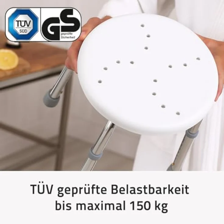 Ridder Badhocker Go, belastbar bis 150 kg – Bild 3