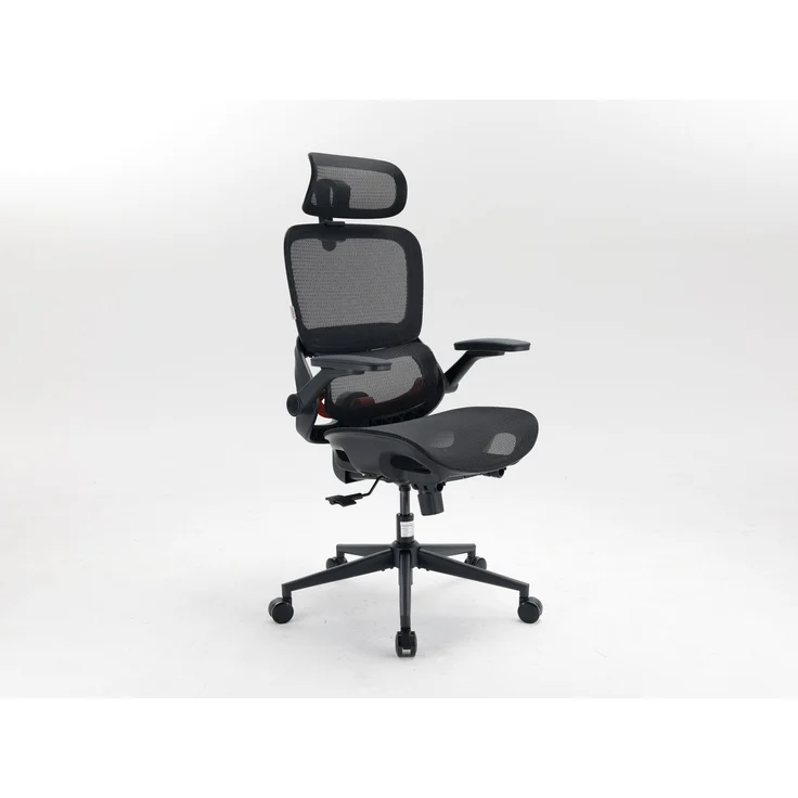 Sihoo Ergonomischer Stuhl B100-Pro, Mit Pedal, 131 x 73 cm, in Schwarz – Bild 2