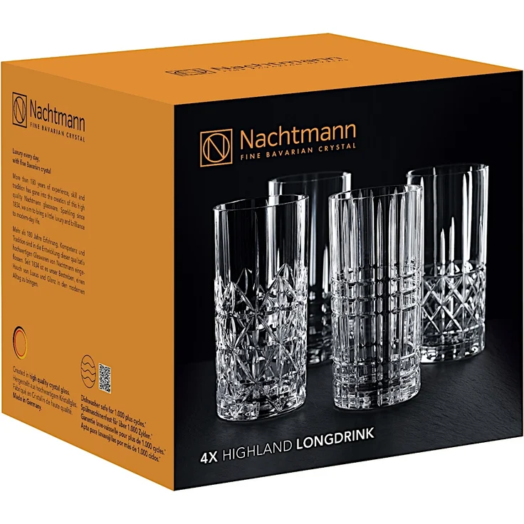 Nachtmann Longdrinkgläser Highland. ca. 375 ml. 4er Set – Bild 7