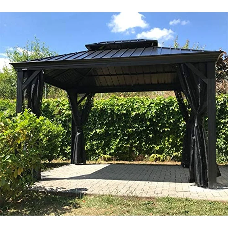 Messina 1012 | Pavillon mit festem Dach | mit – Bild 3